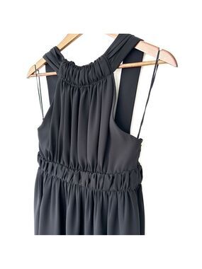 Zara  party dress, midi length, sleeveless, halter top with open back